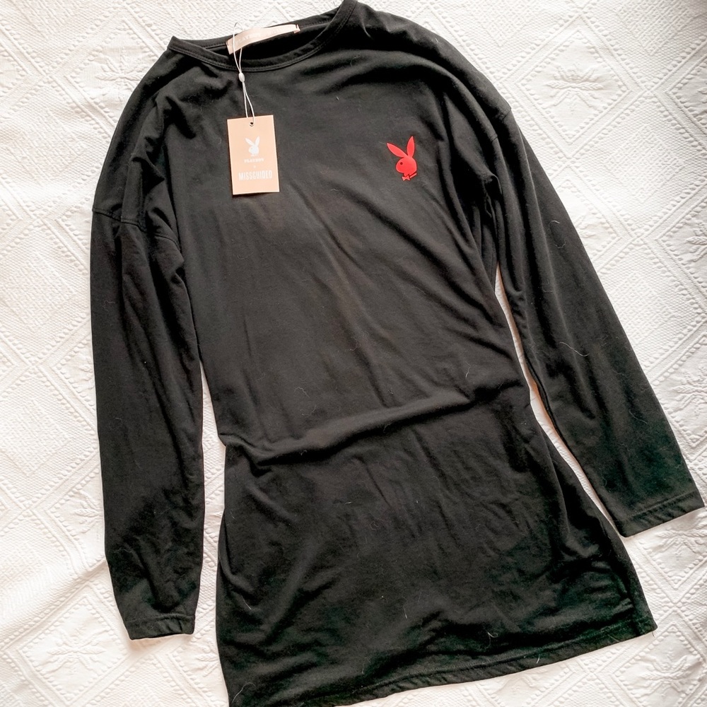 Missguided PLAYBOY T-Shirt Dress